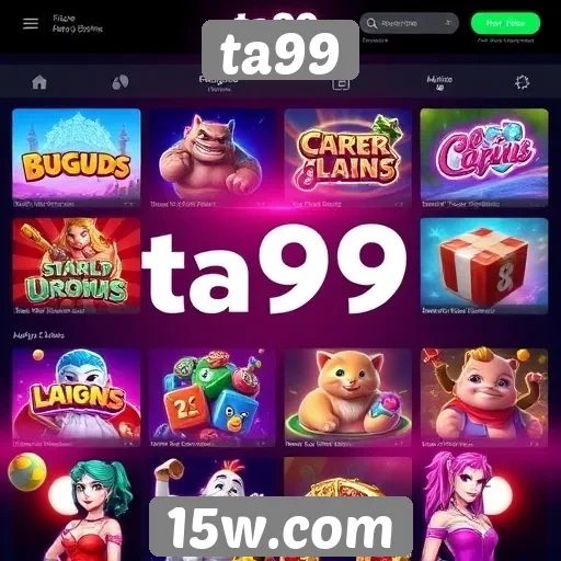 Plataforma ta99 oferece uma extensa variedade de jogos